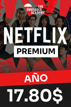 Netflix Premium 12 meses (Garantía 1 año)